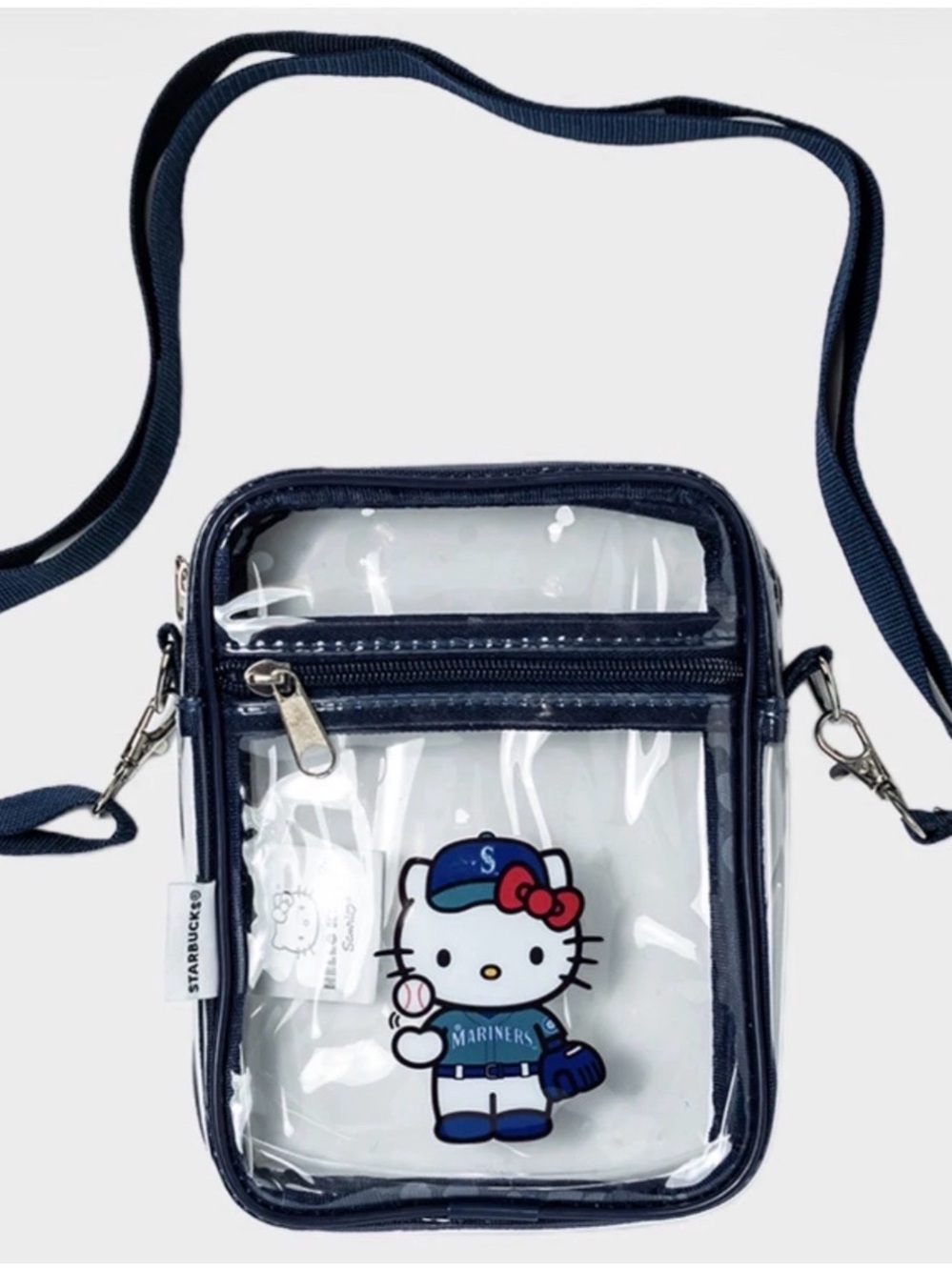 Seattle Mariners Hello Kitty Crossbody Pouch